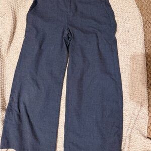 Banana Republic Dark Blue Blake Crop Pants